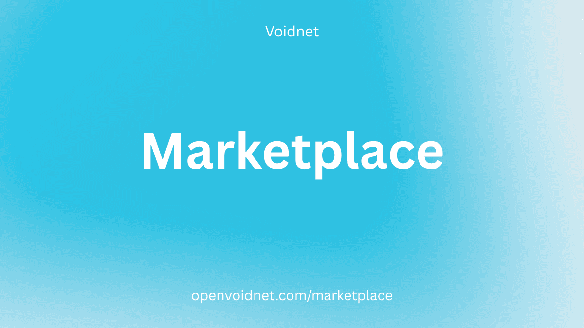 What is the Voidnet Marketplace? The App Store for AI Tools