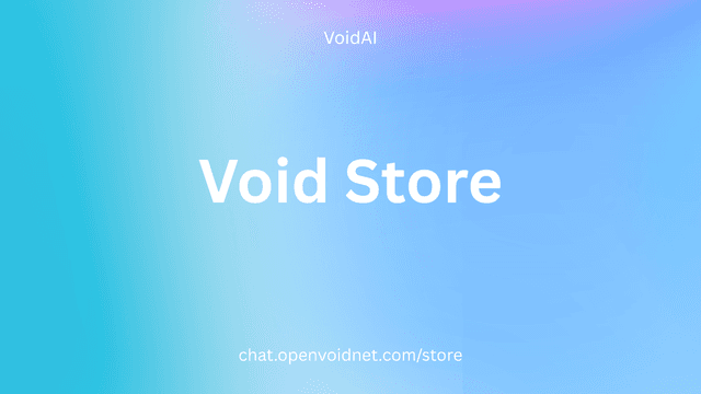 Introducing VoidStore: The Complete AI Interface Ecosystem